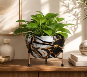 Marble Decorative Pot