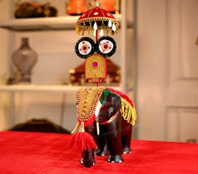 Handcrafted Wooden Elephant